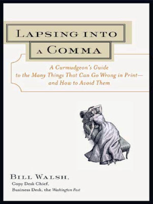 cover image of Lapsing Into a Comma